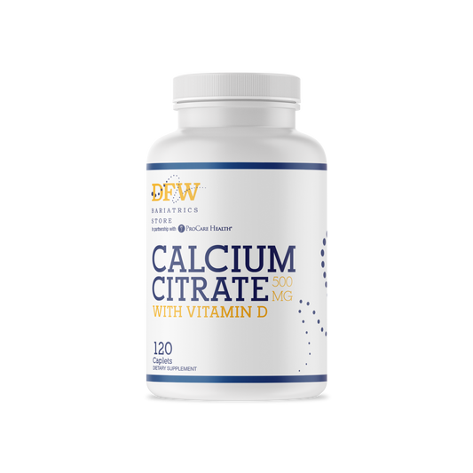 Calcium Citrate 500mg with Vitamin D Capsules | 30 day Supply