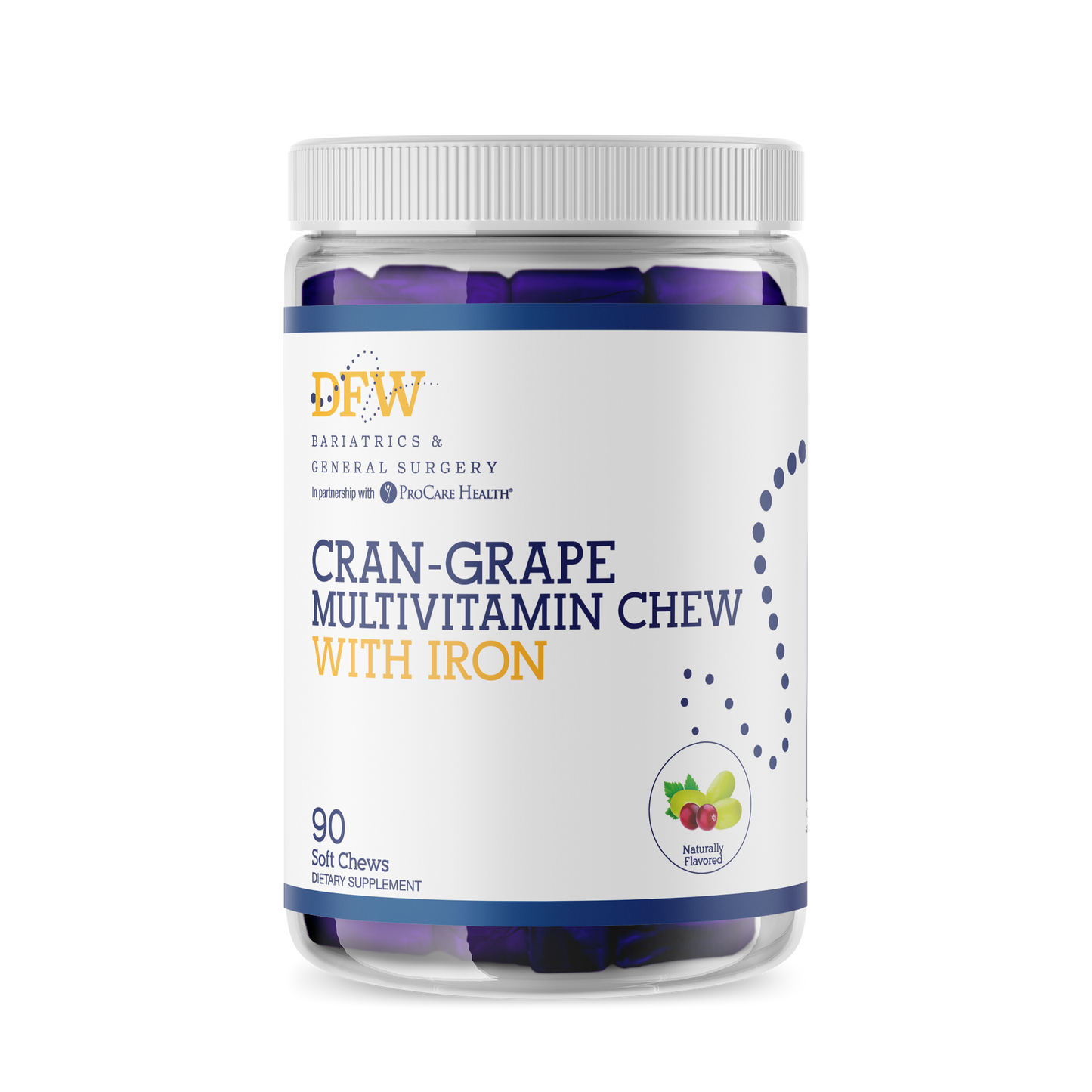 SLEEVE | RYGB Soft Chew Multivitamin w/ Iron - 3X Daily | 30 Day Supply - EXPIRED