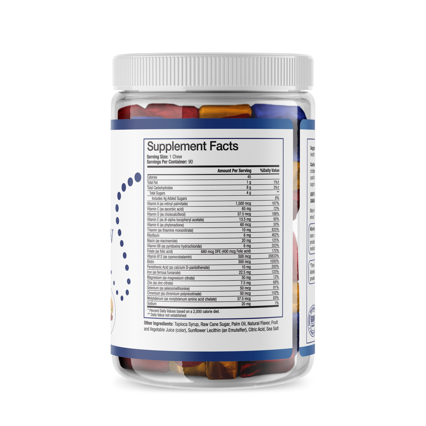SLEEVE | RYGB Soft Chew Multivitamin w/ Iron - 3X Daily | 30 Day Supply - EXPIRED