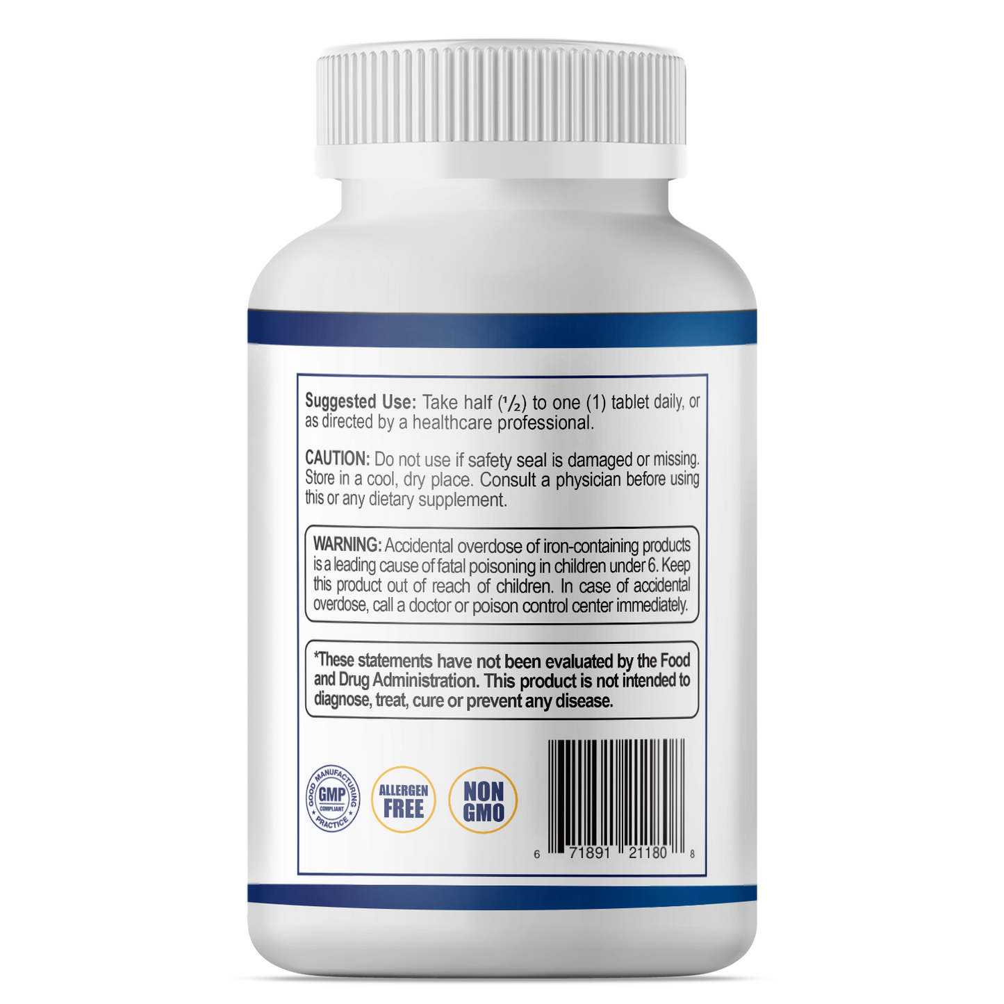 Iron with Vitamin C Capsules | 90 Day Supply