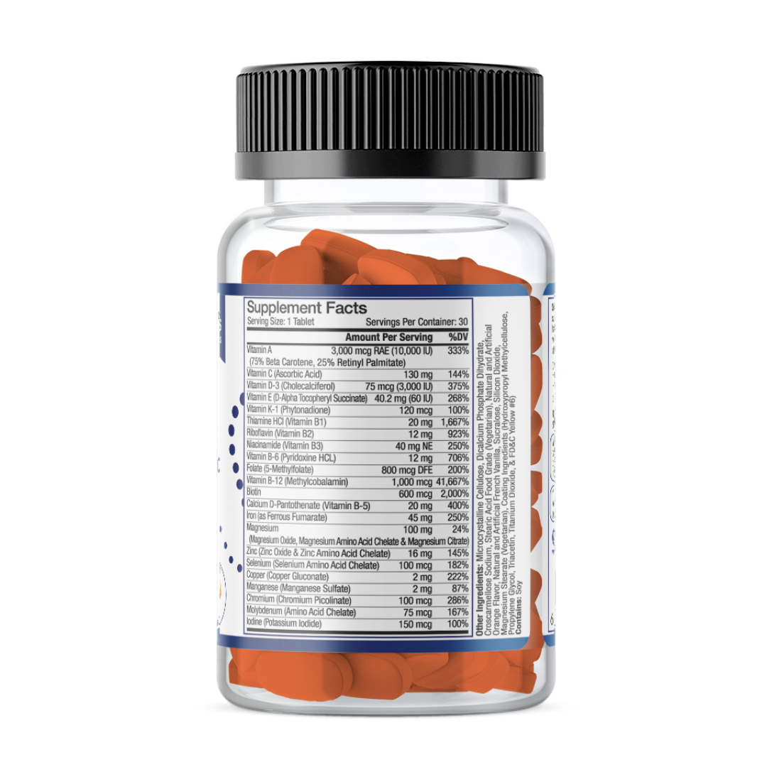 SLEEVE | RYGB Citrus Multivitamin Tablet with Iron | 30 Day Supply