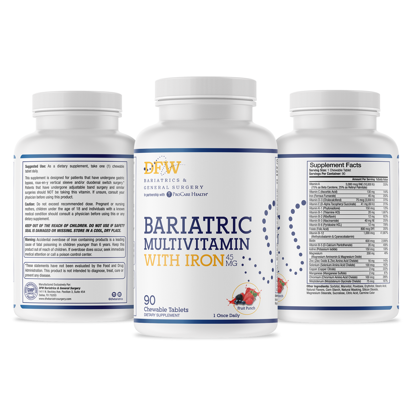 Hard Chewable Multivitamin - ONCE DAILY | 90 Day Supply | EXPIRED