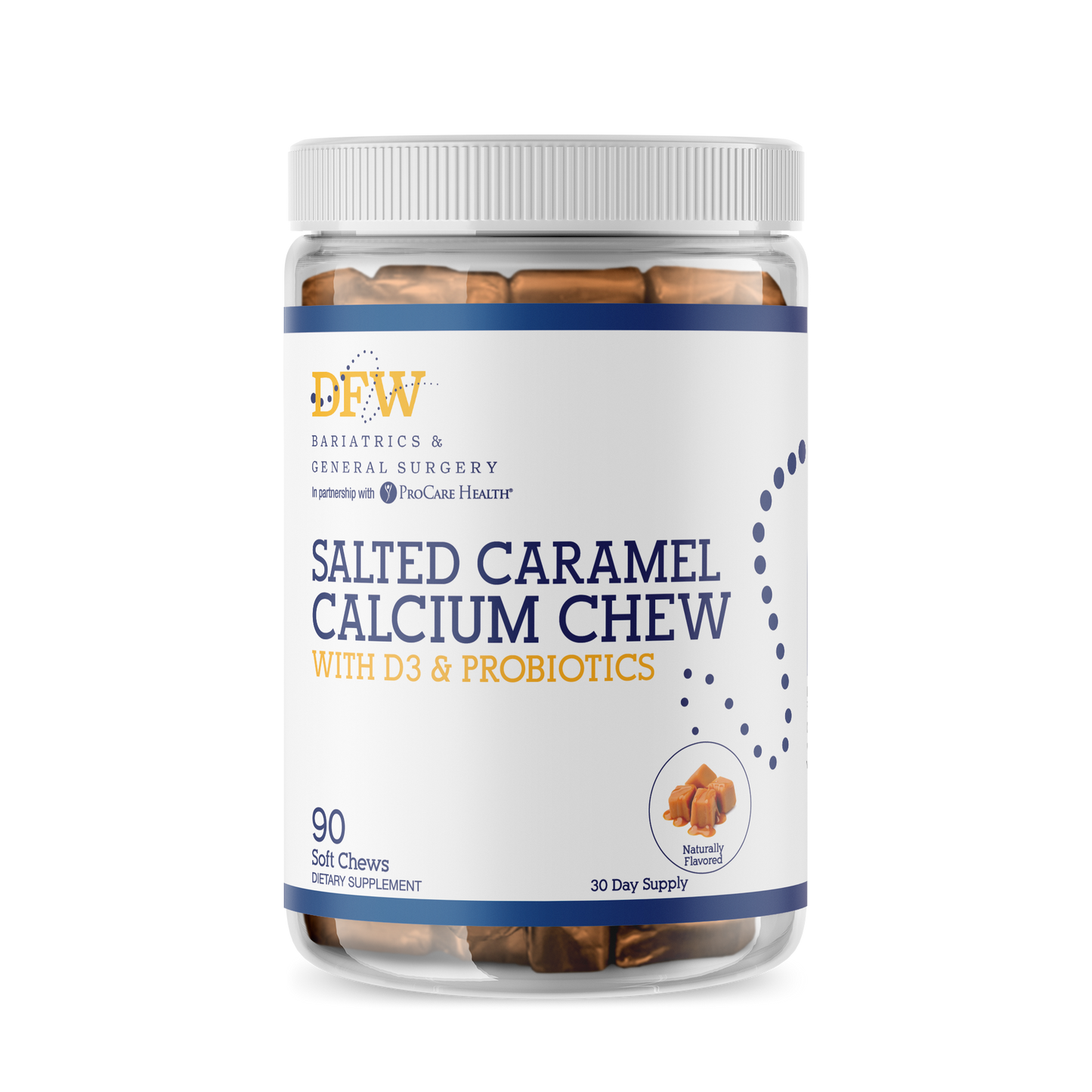 Calcium (Trucal) 500mg with Vitamin D Soft Chew | 30 Day Supply
