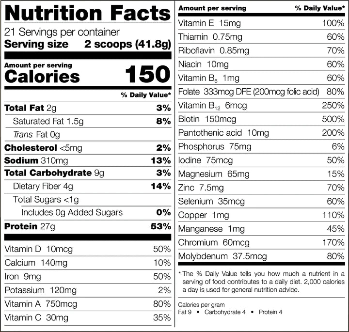 Bariatric Fusion Protein Tub (31oz / 21 servings)
