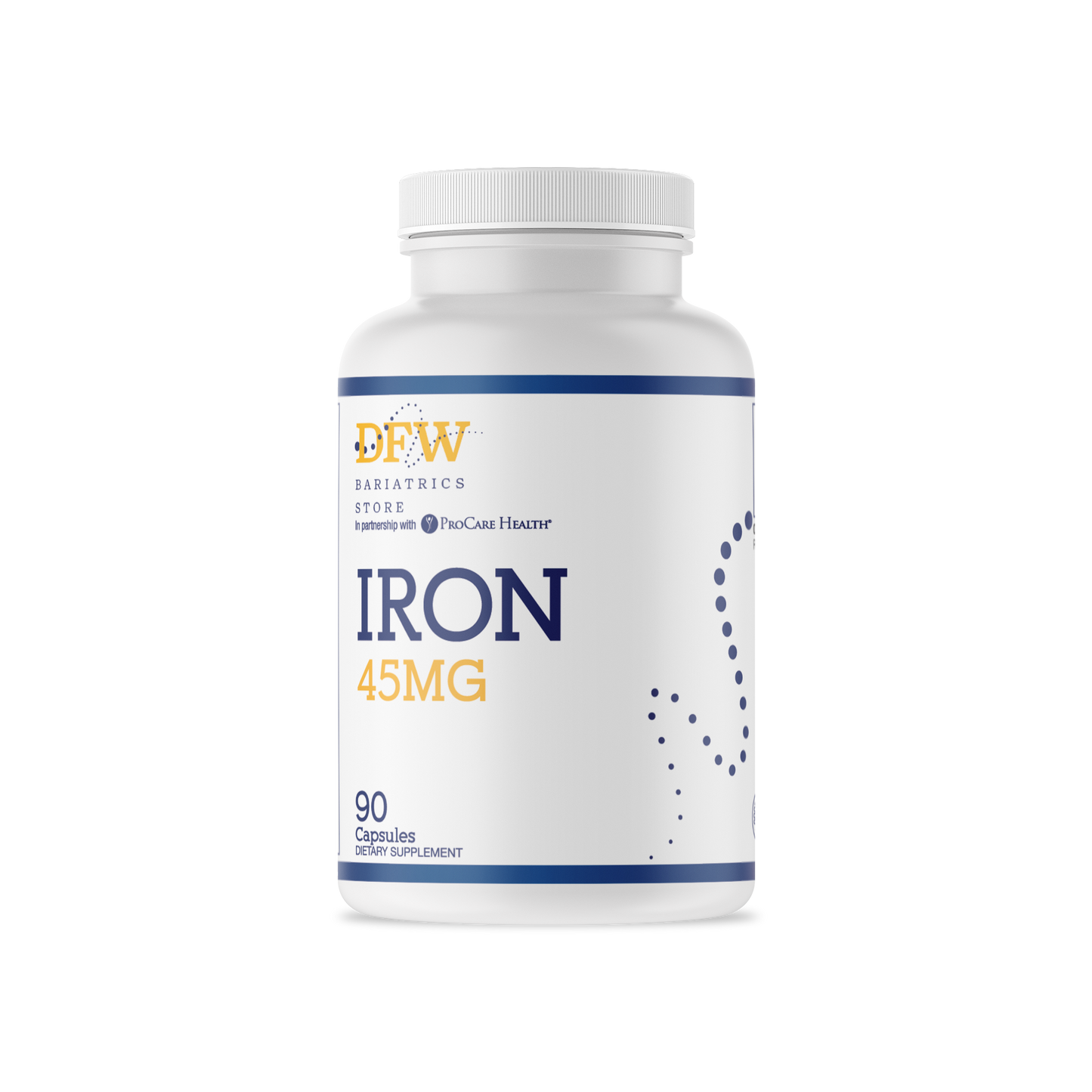 Iron 45mg Capsule - ONCE Daily | 90 Day Supply