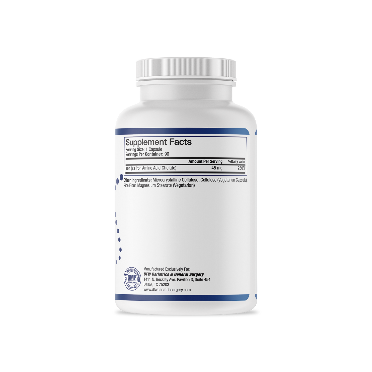Iron 45mg Capsules | 90 Day Supply