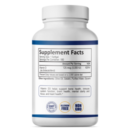 Vitamin D3 5,000 IU | 60 Day Supply