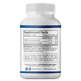 Iron with Vitamin C Capsules | 90 Day Supply