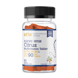 SLEEVE | RYGB Citrus Multivitamin Tablet with Iron | 90 Day Supply
