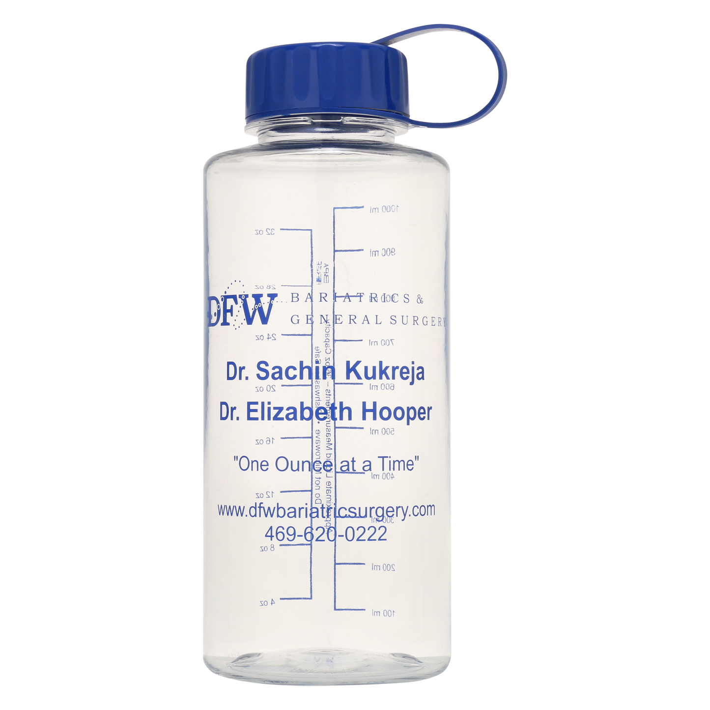 DFW Bariatrics 32oz Water Bottle