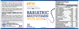 Bariatric Multivitamin SLEEVE | RYGB | 30 Day Supply