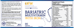 Bariatric Multivitamin SLEEVE | RYGB | 90 Day Supply