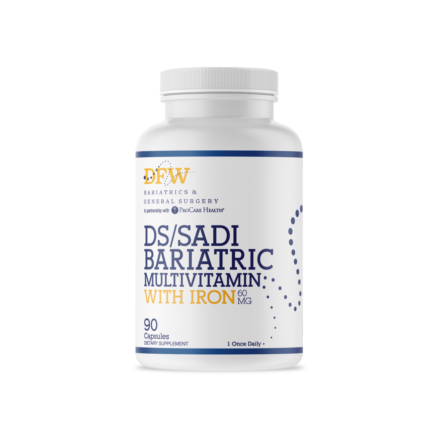 DS | SADI Core Multivitamin with Iron Capsules | 90 Day Supply