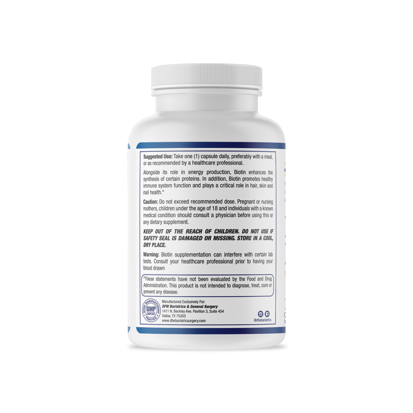 Biotin 10,000 mcg | 120 Day Supply