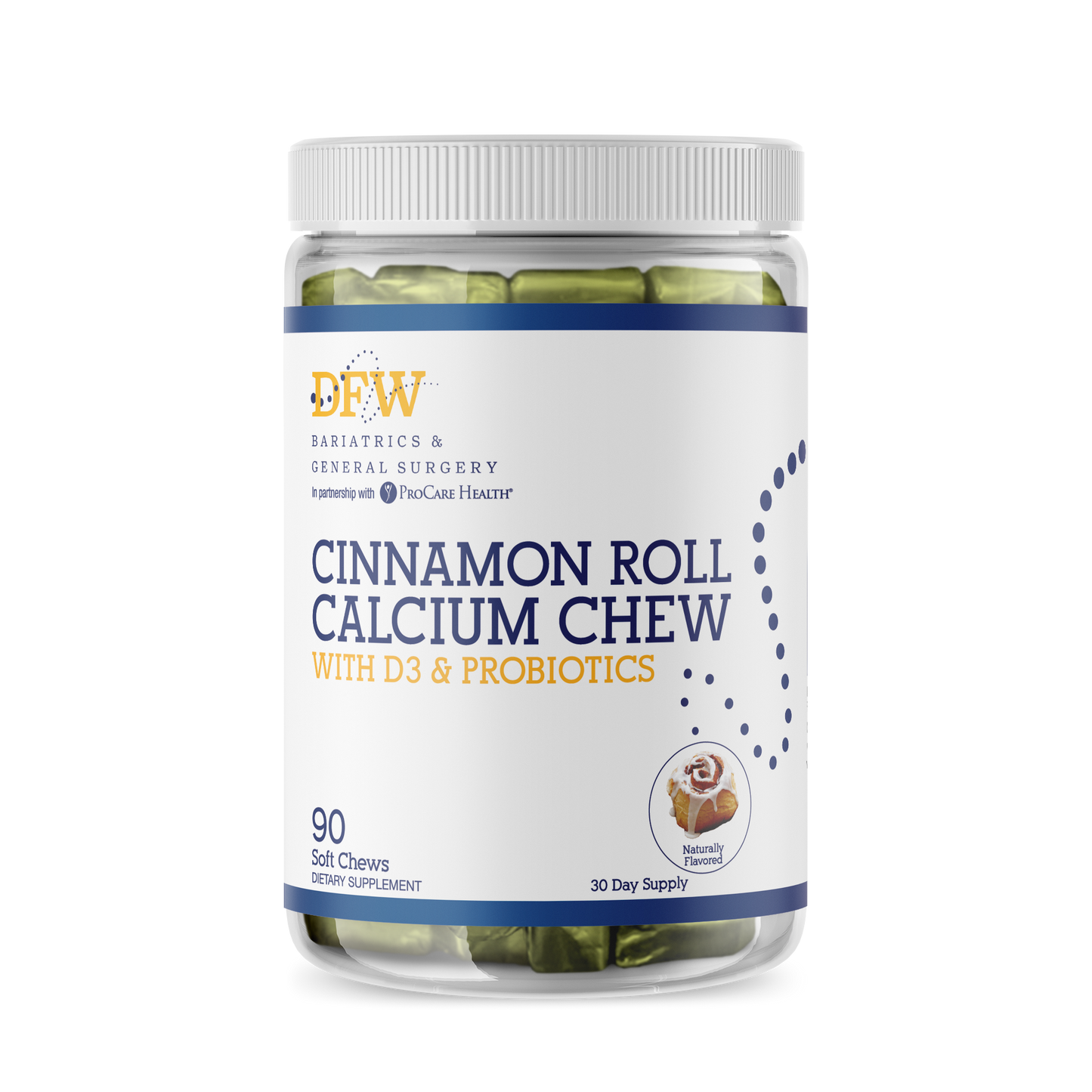 Calcium (Trucal) 500mg with Vitamin D Soft Chew | 30 Day Supply