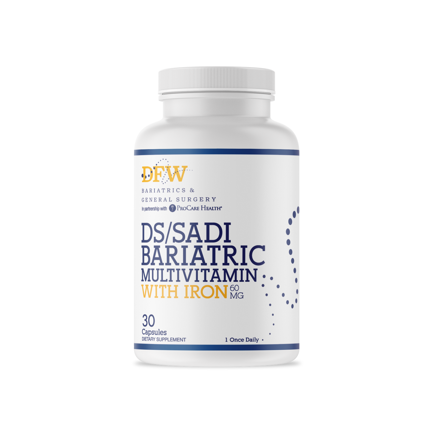 DS | SADI Core Multivitamin with Iron Capsules | 30 Day Supply