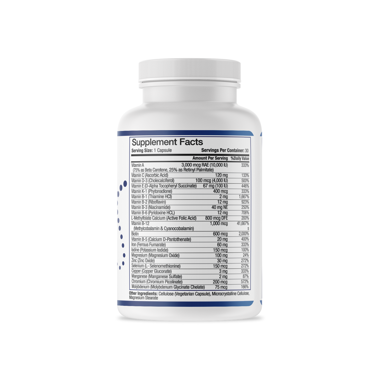 DS | SADI Core Multivitamin with Iron Capsules | 30 Day Supply