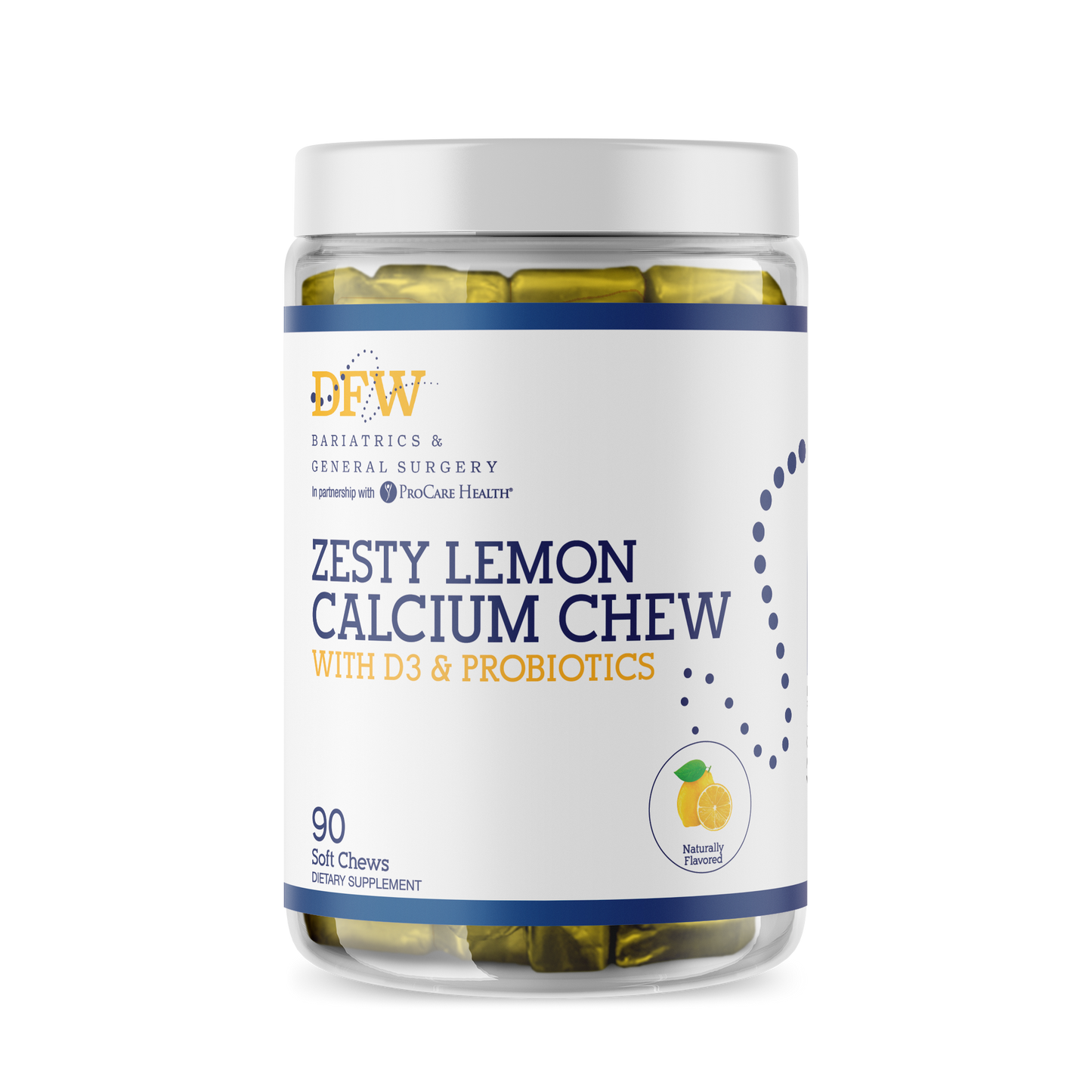 Calcium (Trucal) 500mg with Vitamin D Soft Chew | 30 Day Supply