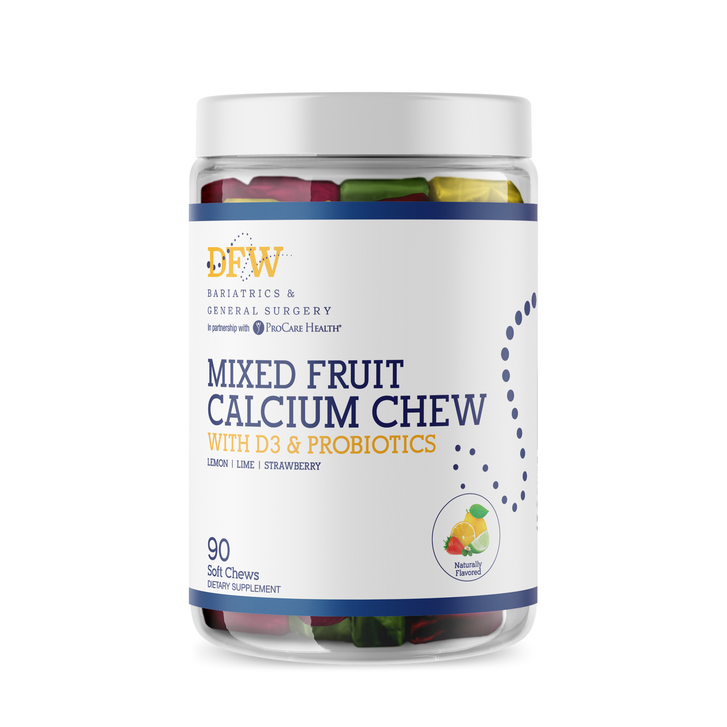 Calcium (Trucal) 500mg with Vitamin D Soft Chew | 30 Day Supply