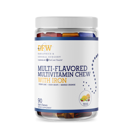 SLEEVE | RYGB Soft Chew Multivitamin w/ Iron - 3X Daily | 30 Day Supply
