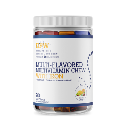 SLEEVE | RYGB Multivitamin Soft Chews with Iron | 30 Day Supply