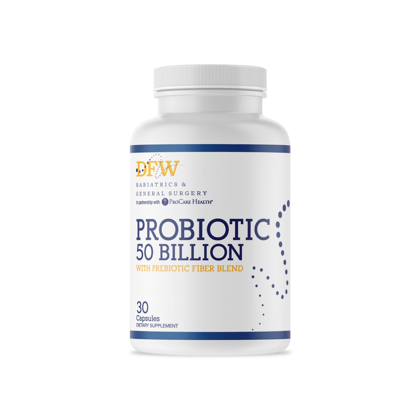 Probiotic 50 Billion with Prebiotic Fiber Blend | 30 Day Supply
