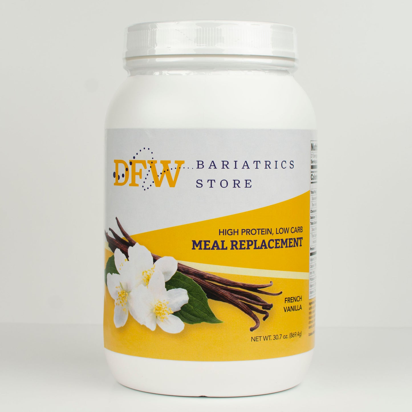 DFW Bariatrics Protein Tub (31oz / 21 servings)